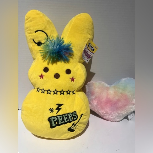 Emo yellow 16” Peeps plush Marshmallows Scent New with Tags & Free 🎁 - Picture 7 of 8